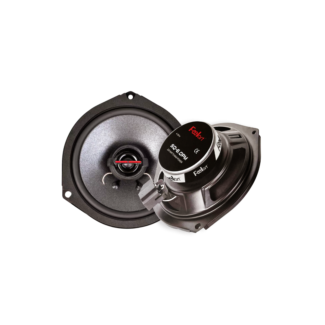 Feelart SQ-6.0PM | 6" 2-Way Coaxial Speaker (Plug & Play)